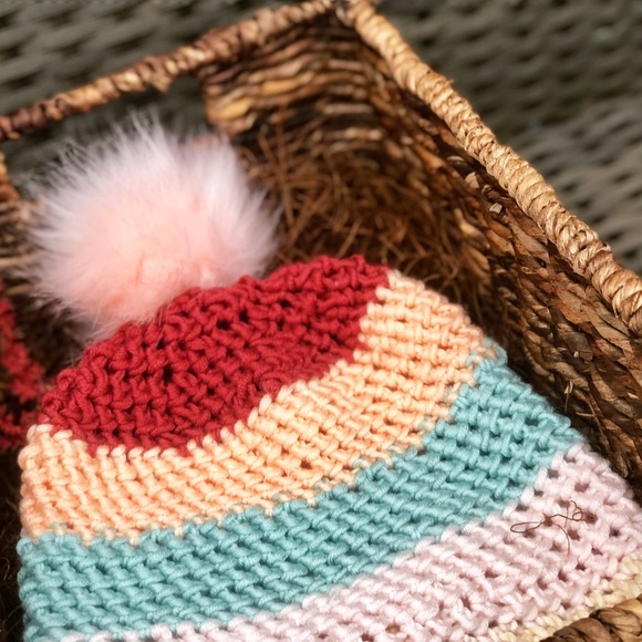 Candy Color Block Beanie - Picture 6 of 7